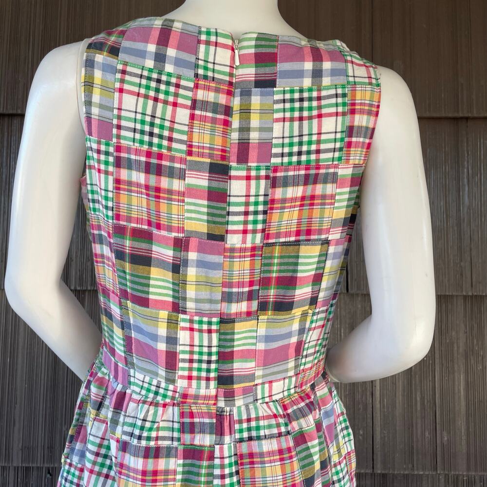 Ll Bean Cotton Patchwork Madras Multicolor Y2k Pr… - image 7